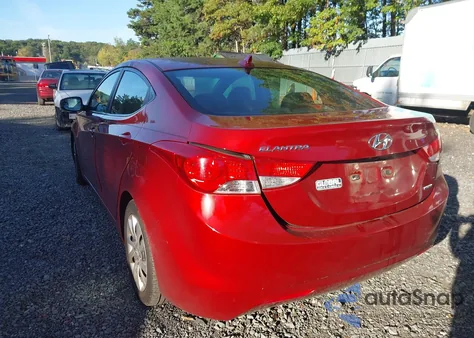 2011 Hyundai Elantra Limited (Ulsan Plant) from USA, damaged, VIN KMHDH4AE0BU157336